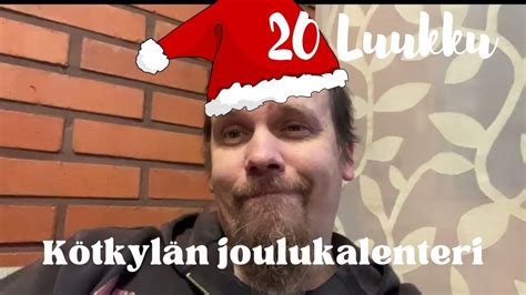 Joulukalenteri Luukku 20 2022 YouTube