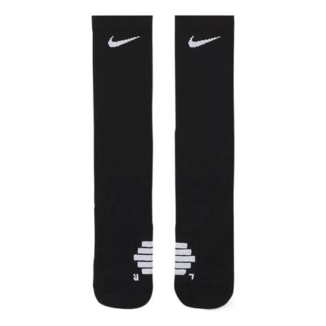 Nike Elite Crew Basketball Socks 'Black White' SX7622-013 - KICKS CREW