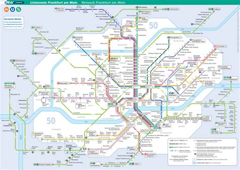 ᐅ U-Bahn-Plan Frankfurt 2018 – Karte, Tickets & Preise