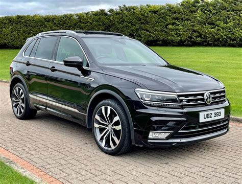 2018 Volkswagen Tiguan 20 R Line Tdi Bluemotion Technology Dsg 20 Diesel Black £23495 Mc