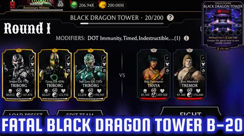 Fatal Black Dragon Tower Boss Battle Fight Reward Mk Mobile Youtube