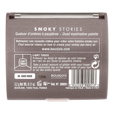 Bourjois Smoky Stories Quad Eyeshadow Palette 05 Good Nude Eshaistic Pk