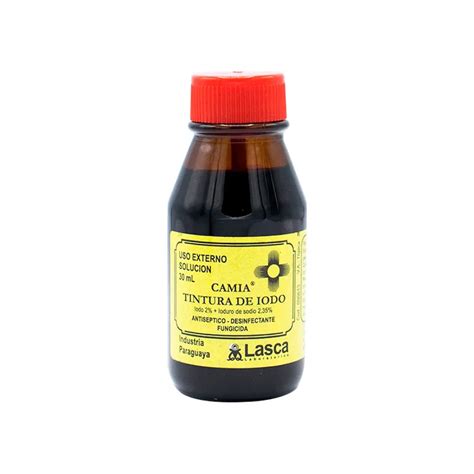 TINTURA DE IODO CAMIA X 30 ML Ofertas Y Descuentos De TINTURA DE