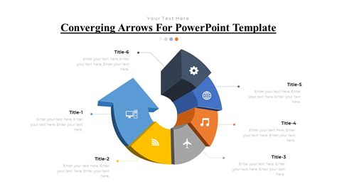 Converging Arrows For PowerPoint Template PPTUniverse