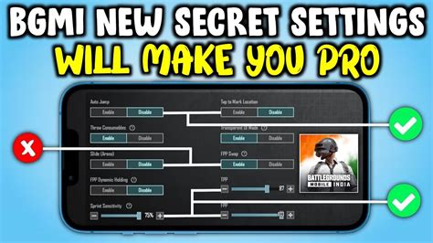Bgmi All New Basic Advance Settings Controls Perfect Bgmi