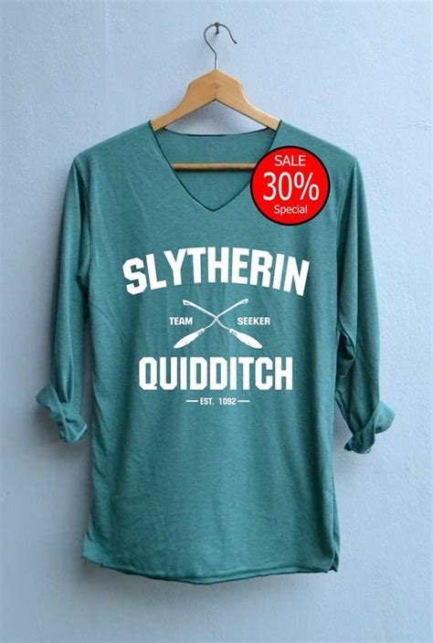 Slytherin Quidditch Shirt Harry Potter Shirts By Igetherproject