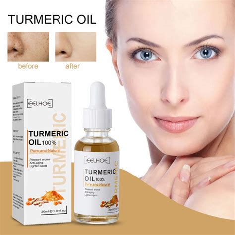 Turmeric Oil Facial Serum Fade Dark Spot Whitening Brightening