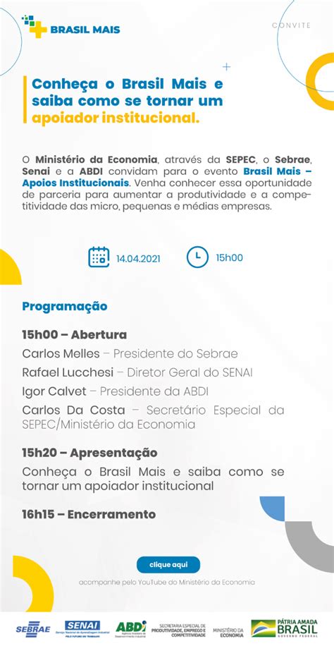 O Sistema Fecomércio Sesc Senac Pr Apoia Programa “brasil Mais