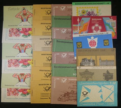 Gdr Batch Of Stamp Booklets Five Year Plan Alone Catawiki