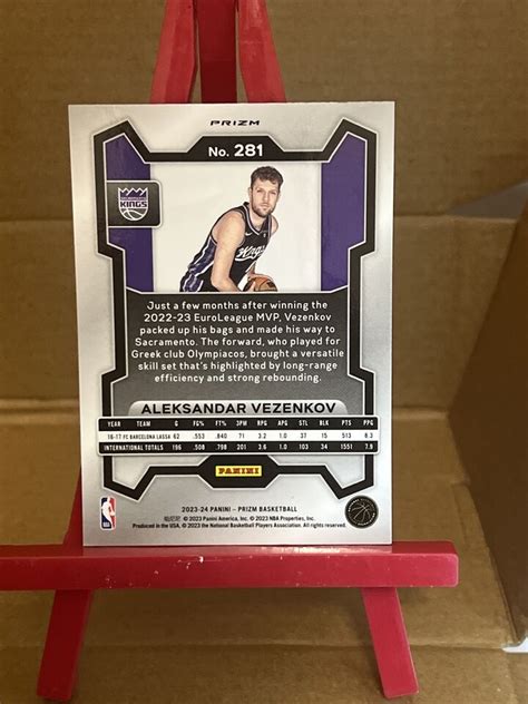 2023 24 Panini NBA Prizm Aleksandar Sasha Vezenkov 281 Green RC Rookie