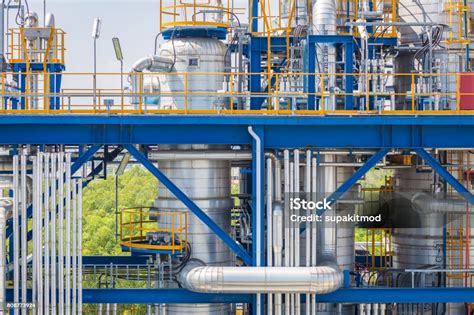 process area structure  chemical plant stock photo  image