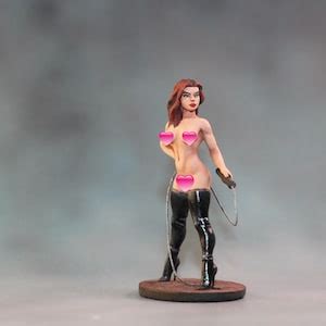 Naked Lady On High Heels Mm Painted Women Erotic Sculpture Naked Girl With Whip Mature