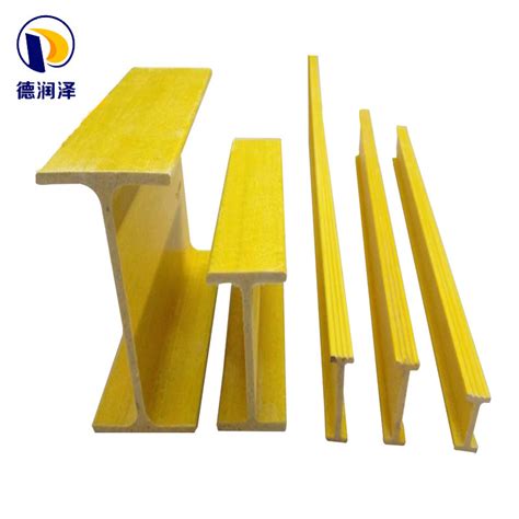 Pultruded Fiberglass Profiles Fiberglas Grp Frp H I Type Beam China