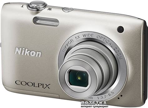 Фотоаппарат Nikon Coolpix S2800 Silver (VNA570E1) Официальная гарантия ...