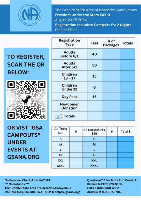 Gsa Campouts The Granite State Area Of Narcotics Anonymous