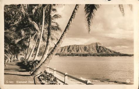 Diamond Head Honolulu, HI Postcard