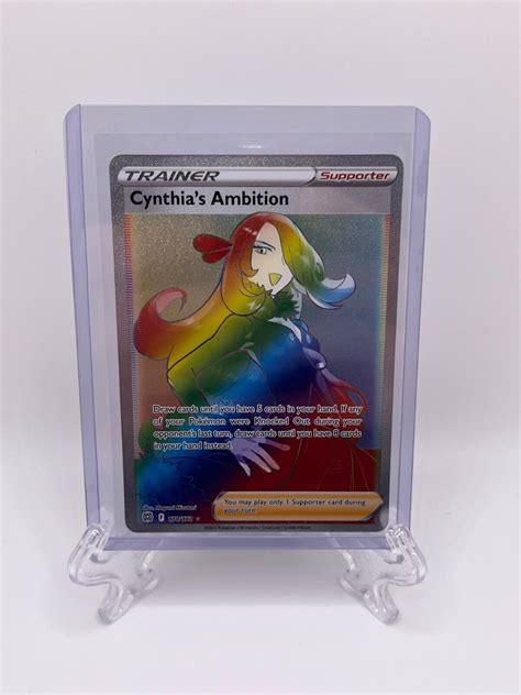 Pokemon Cynthias Ambition Rainbow Rare Pokemon Brilliant