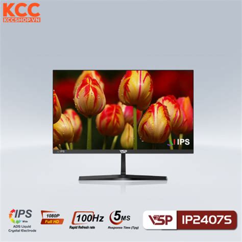 Màn hình gaming VSP IP2407S 23 8 inch FHD IPS 100Hz 5ms HDMI VGA Phẳng