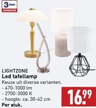 Lightzone Led Tafellamp Aanbieding Bij ALDI