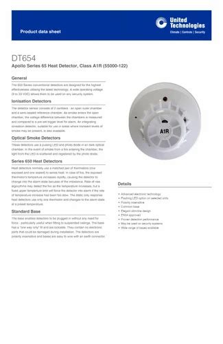 Photoelectric Apollo Orb Op Apo I S Optical Smoke Detector At