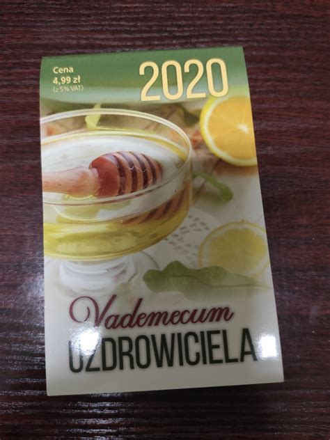 Vademecum Uzdrowiciela Kalendarz Zdzierak 2020 Warszawa Kup Teraz