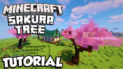 ⭐How to Build Sakura Tree Minecraft ⭐ Minecraft Cherry Blossom Tree Tutorial Easy ⭐ | Blossom ...