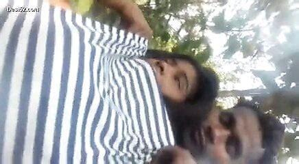 Desi Indian Lover Openly Boob Press Outdoors And XHamster