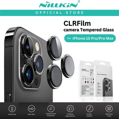 Nillkin CLRFilm Camera Tempered Glass For 15 Pro Max 15 Pro 15 Plus 15