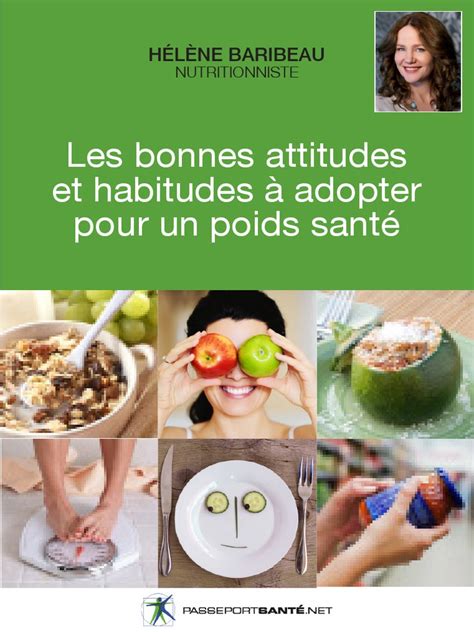 Pdf Les Bonnes Attitudes Et Habitudes Adopter Pour Un Poids Sant