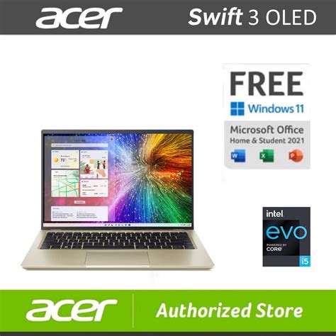 Jual Acer Swift 3 Oled Sf314 71 I5 12500h Ram 16g Ssd 512g 14 28k