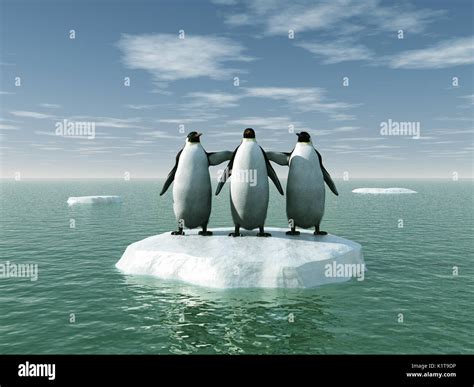 Antarctica Three Emperor Penguins Hi Res Stock Photography And Images