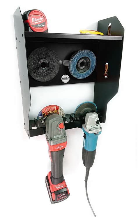 Angle Grinder Storage Unit Easy Wall Mounting Made In The Uk