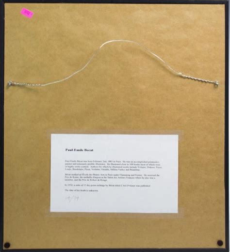 Paul Emile Becat Nude Ltd Ed