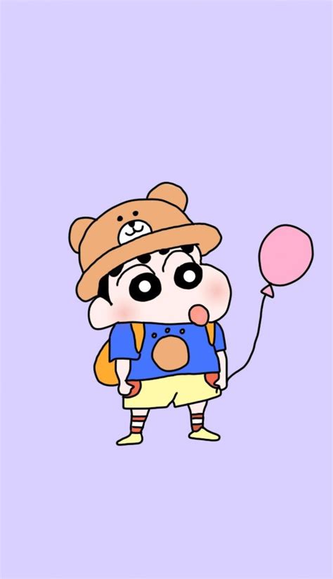 Wallpaper Iphone Full Hd Shin Chan Doraemon In 2021 Cartoon