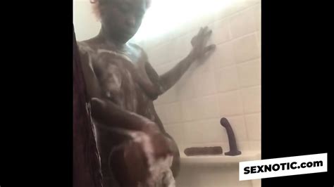 Double Penetration In The Shower With A Sex Toy