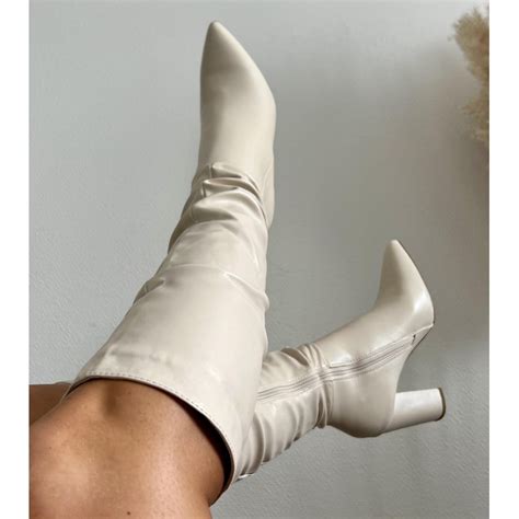 Bottes Nude Simili Cuir Dress Desiree