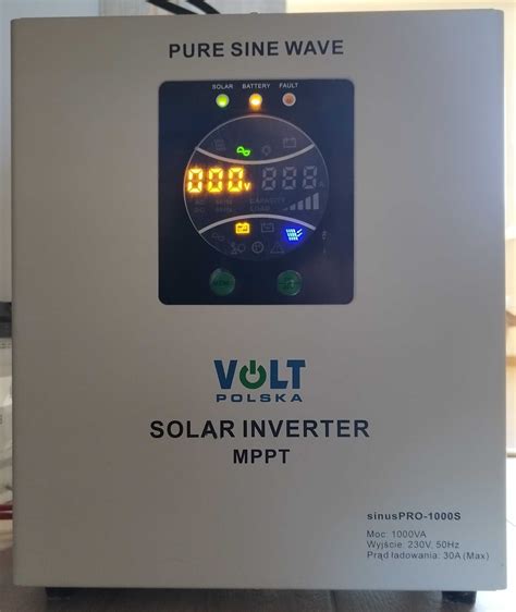 Inwerter Solarny Falownik Przetwornica Solarna MPPT Sinus UPS 12V 700W