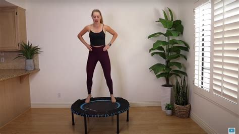 10 Min Beginner Mini Trampoline | Low Impact Cardio