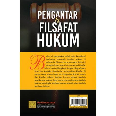 Pengantar Ke Filsafat Hukum Prenada Media