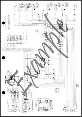 Ford Torino Fairlane Ranchero Wiring Diagram Electrical Schematic