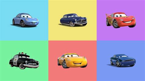 Let S Play With Lightning Mcqueen Sally Carrera Doc Hudson Lightning Mcqueen Sheriff Youtube