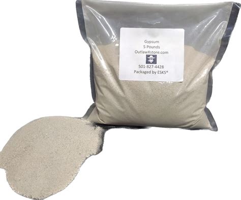 Amazon 1 Pound Outlaw X Gypsum Powder For Mushroom Substrate