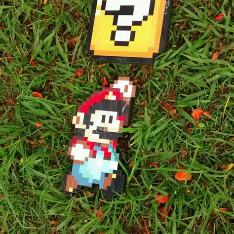 Mario Super Mario World Pixel Art Para Parede Elo7