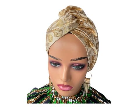 Asooke Cap Auto Gele African Zara Cap Turban Hat Women Headgear