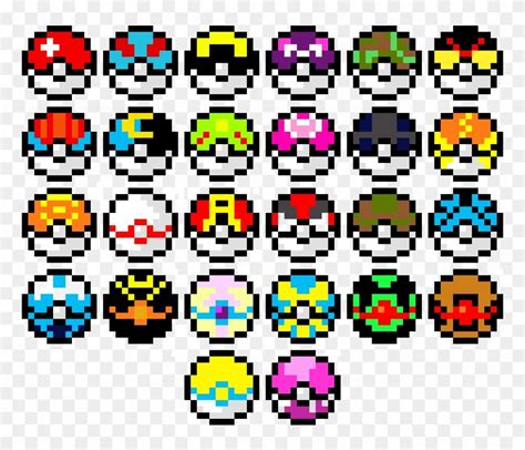 Pixel Art Pokeball , Png Download - Pixel Art Pokemon Pokeball, Transparent Png - 771x641 ...