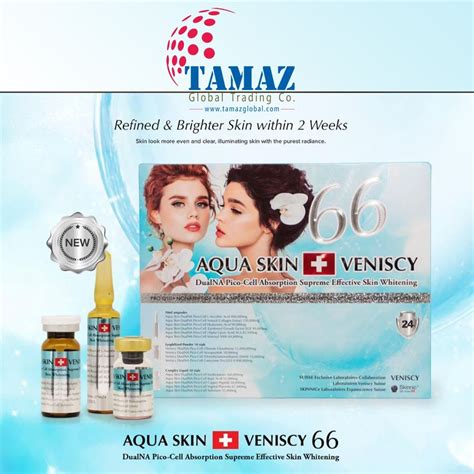 Aqua Skin Veniscy Glutathione Skin Whitening Injection Packaging