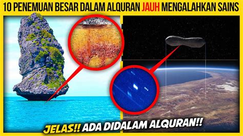 10 PENEMUAN BESAR DALAM AL QURAN JAUH MENDAHULUI SAINS YouTube