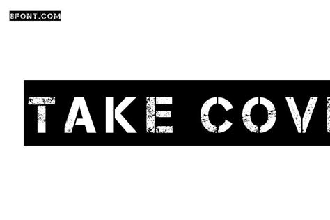 Take Cover - Free Font Download