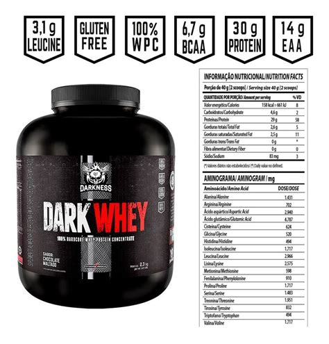 Dark Whey Kg Darkness Mercado Livre