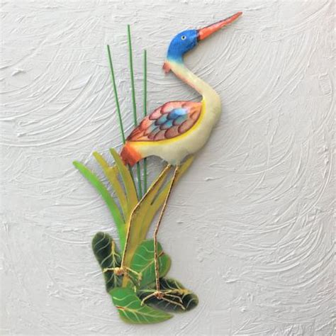 Metal Heron Wall Decor, Heron Wall Art – Caribbean Rays